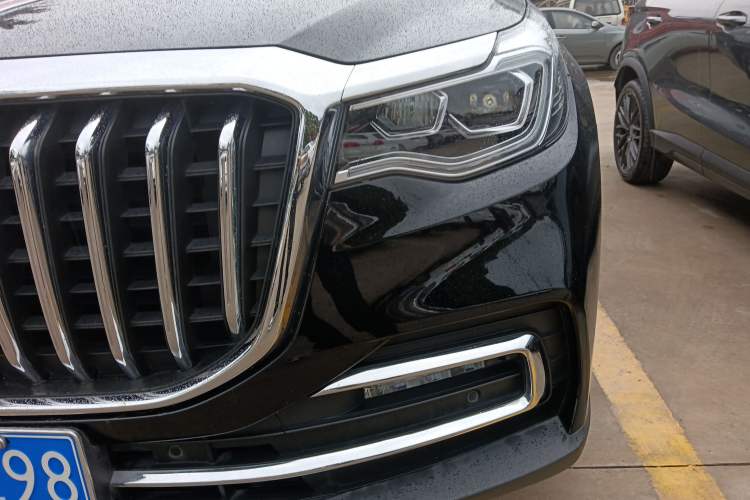 Used Hongqi HS7 2022 2.0T DCT Two-Wheel Drive Smart Connect Flagship Edition Seven Seats Left Front Headlight