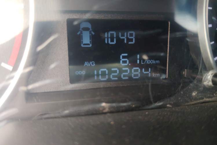 Used JAC Refine M3 2019 Creator Edition 1.8L Luxury Model Odometer Close Up