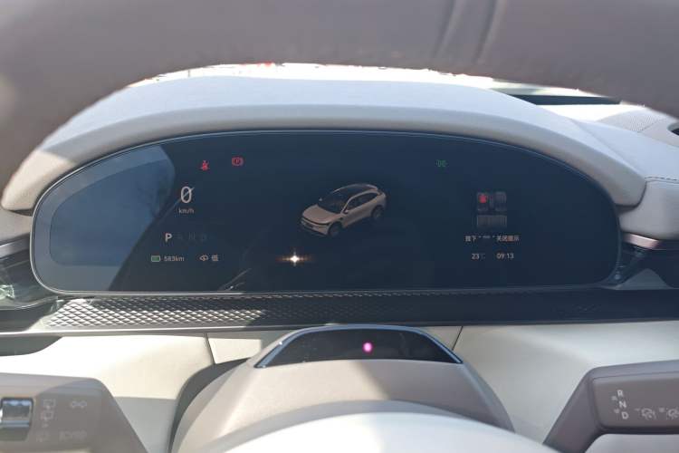 Used Zeekr 7X 2025 100kWh Long-Range All-Wheel Drive Intelligent Driving Version Instrument Cluster