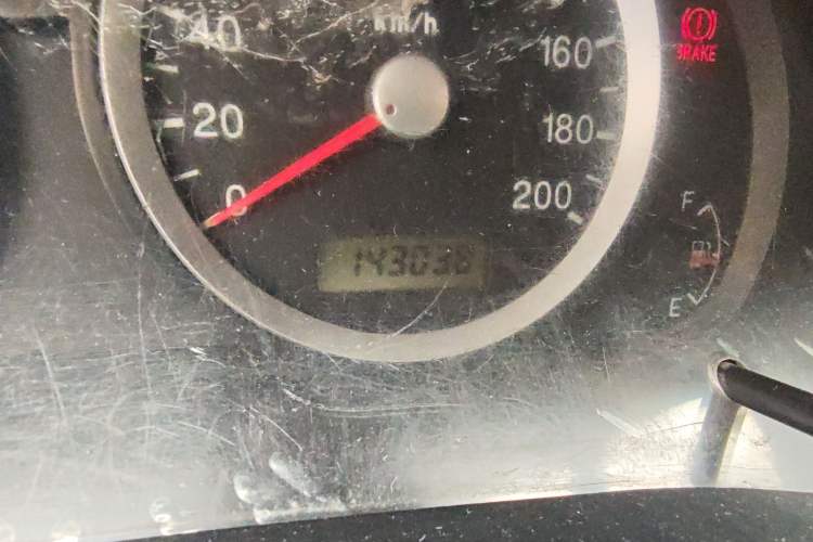 Used Suzuki Liana 2013 Hatchback 1.4L Manual Standard Model 2 Odometer Close Up