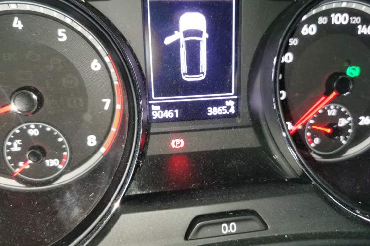 Used Volkswagen Teramont 2017 380TSI Four-Wheel Drive Luxury Edition Odometer Close Up