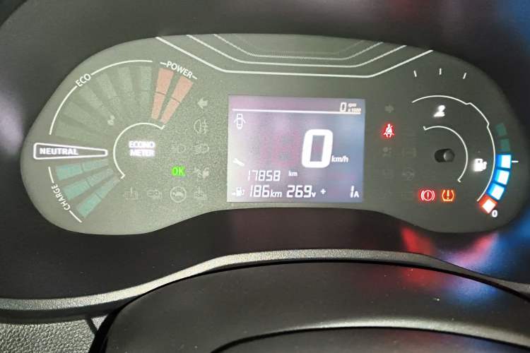 Used Dongfeng NAMMI EX1 2022 PRO Joyful Edition Odometer Close Up