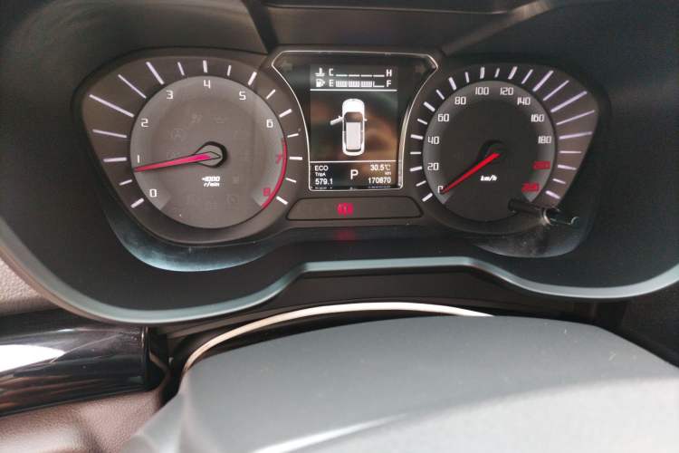 Used GAC Trumpchi GS4 2017 200T G-DCT Two-Wheel Drive Elite Edition Odometer Close Up