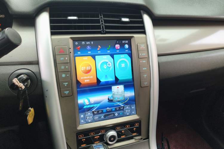 Used Ford Edge 2012 2.0T Elite Sunroof Edition Audio And AC Panel