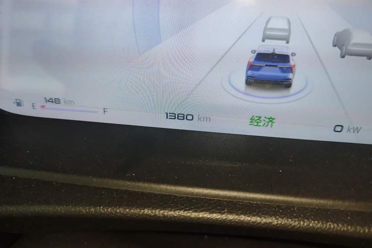 Used Cowin Kunlun 2024 Kunlun iHD 150km Starry Sky Edition Odometer Close Up