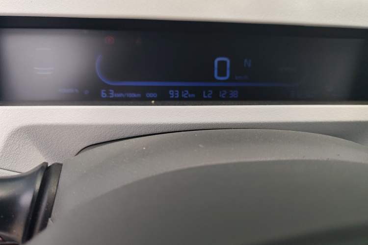 Used Geely Galaxy Panda 2024 Panda Mini 200km Endurance Bear Odometer Close Up