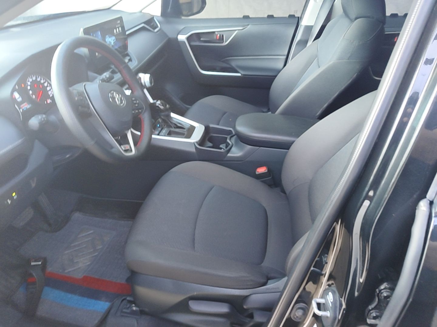 Vordere Reihe im Auto