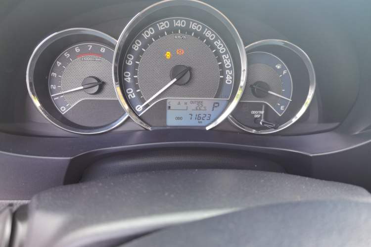 Used Toyota Levin 2017 1.2T G CVT Elite Edition Odometer Close Up