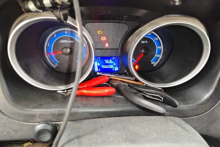 Used CHANGAN KAICHENG Ruixing M80 2021 1.6L Comfort Version 2-Seater Single-Steaming Air-Conditioned China VI Standard Flat Roof with Lift-Up Rear Door DAM16KR Odometer Close Up