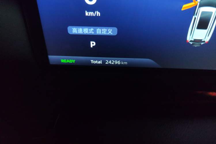 Used Deepal G318 2024 Two-Wheel Drive Air Suspension Version Odometer Close Up