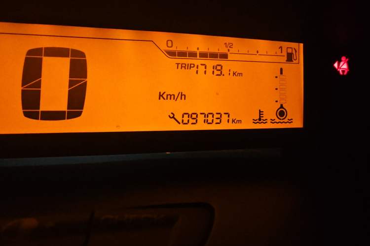 Used Citroen C-Quatre 2009 Sedan 1.6L Automatic Fashion Edition Odometer Close Up