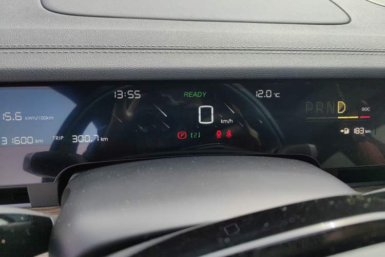 Used NETA S 2024 Pure Electric 520km Rear-Drive Lite Version Instrument Cluster