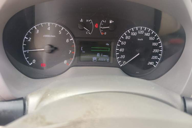 Used Nissan Sylphy 2012 1.6 XL CVT Luxury Edition Odometer Close Up