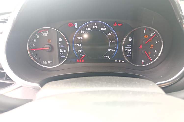 Used Chevrolet Malibu XL 2019 Redline 550T Automatic RuiLian Edition Odometer Close Up