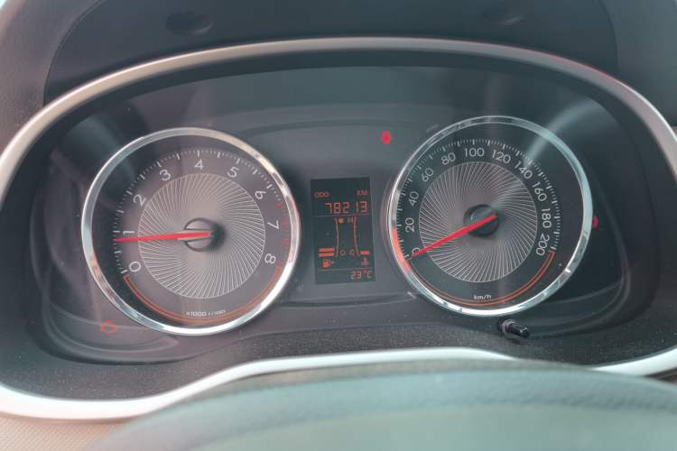 Used Chevrolet Sail 2018 Sail 3 1.3L Manual Comfort Sunroof Edition Odometer Close Up