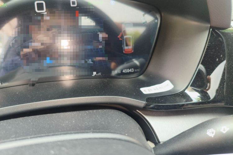 Used BYD Song PLUS New Energy 2025 EV 520km Luxury Version Odometer Close Up