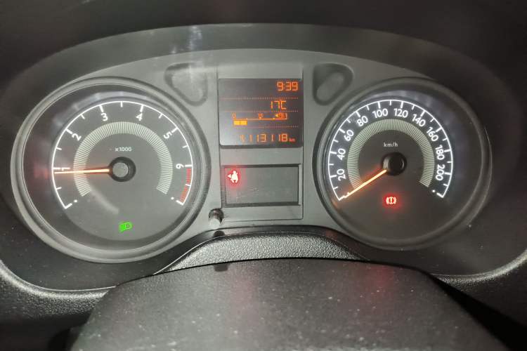 Used Peugeot 301 2014 1.6L Manual Comfort Edition Odometer Close Up