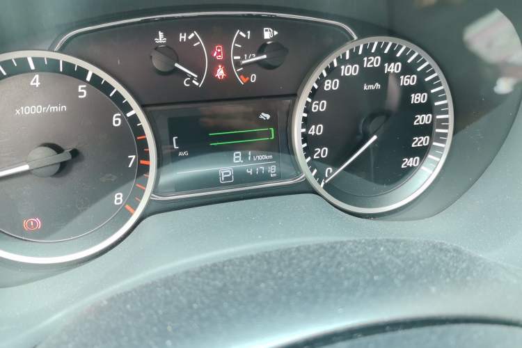 Used Nissan Sylphy 2018 1.6XV CVT Deluxe Edition Odometer Close Up