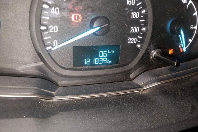 Used Ford Escort 2015 1.5L Manual Comfort Model Odometer Close Up