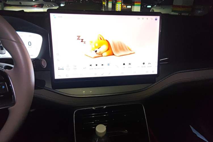 Used BYD Tang New Energy 2024 DM-i Glory Edition 112KM Prestige Model Audio And AC Panel