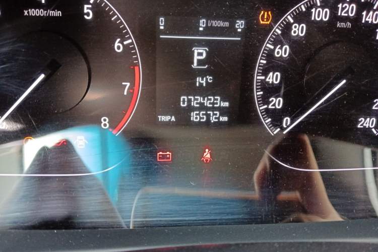 Used Honda Accord 2018 260TURBO Elite Edition China VI Odometer Close Up