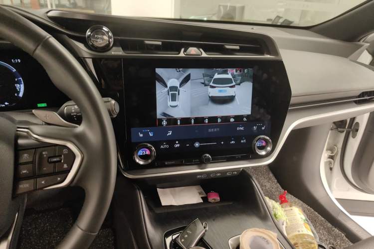 Used Lexus RZ 2023 450e All-Wheel Drive Luxury Edition Audio And AC Panel