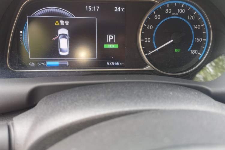 Used Nissan Sylphy EV 2018 ZhiZun Edition Odometer Close Up