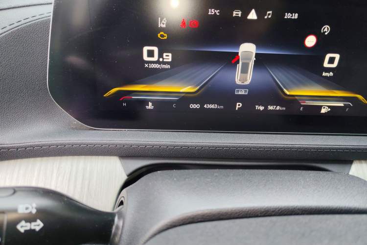 Used FORTHING Yacht 2022 1.5T DCT Chasing-the-Waves Edition Odometer Close Up