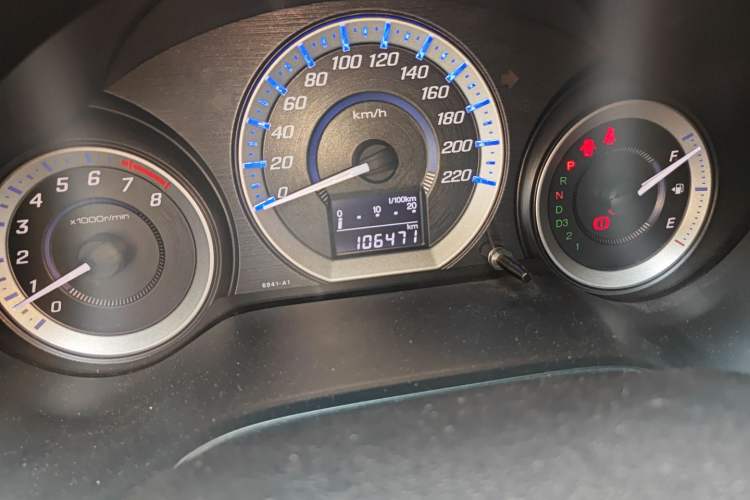 Used Honda City Classic 2012 1.5L Automatic Elite Edition Odometer Close Up
