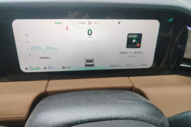 Used Hima AITO M5 2022 Extended-Range Four-Wheel Drive Ultimate Edition Odometer Close Up