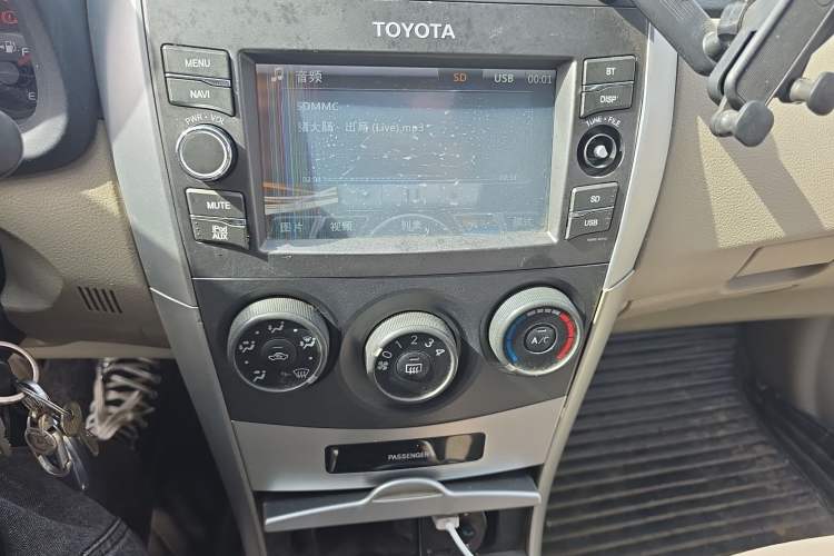 Used Toyota Corolla 2013 Special Edition 1.6L Manual Cool GL Model Audio And AC Panel