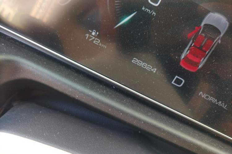 Used ORA Good Cat 2021 400km Standard Range Athena Edition Lithium Iron Phosphate Odometer Close Up