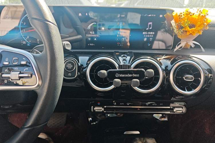 Used Mercedes-Benz A-Class 2020 Restyled A 200 L Sport Sedan Dynamic Version Audio And AC Panel