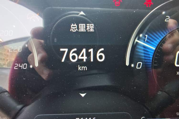 Used CHANGAN Eado 2020 PLUS Blue Whale NE 1.4T GDI DCT Flagship Model Odometer Close Up
