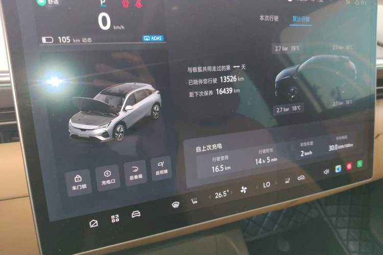 Used ARCFOX Alpha T5 2024 520 MAX Audio And AC Panel