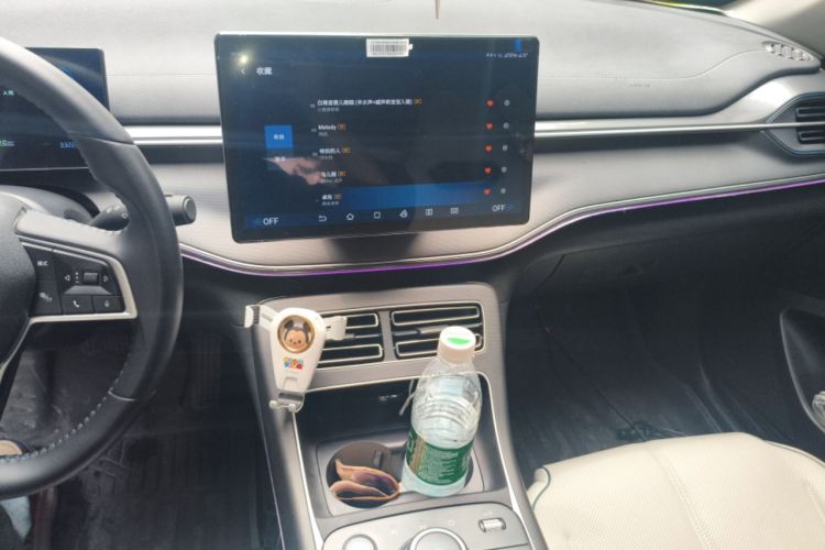 Used BYD Destroyer 05 2024 Honor Edition DM-i 120KM Luxury Model Audio And AC Panel