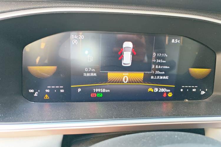 Used Volkswagen Tharu 2024 300TSI Two-Wheel-Drive Moonlight Edition Instrument Cluster