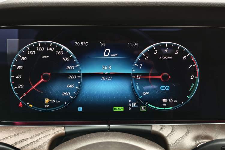 Used Mercedes-Benz E-Class New Energy 2022 Second Facelift E 350 e L Plug-in Hybrid Sedan Instrument Cluster