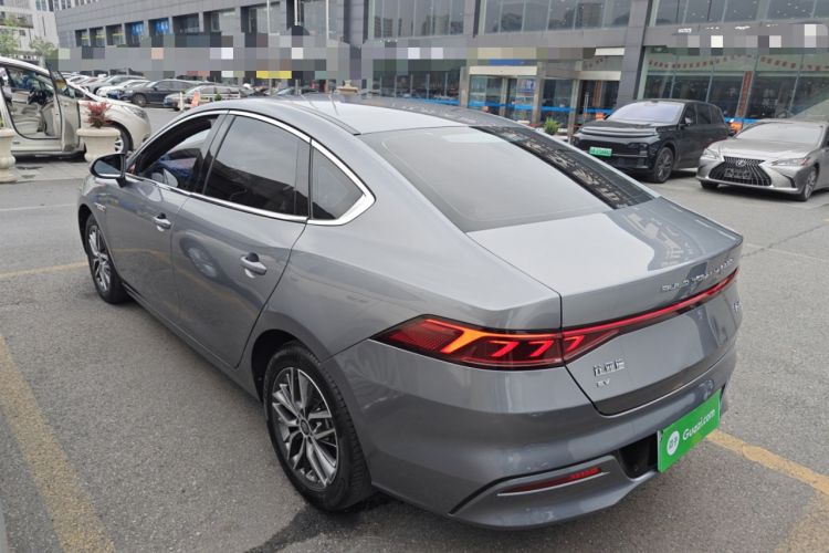 Used BYD Qin PLUS 2021 EV 400KM Luxury Model Rear Left 45 Deg