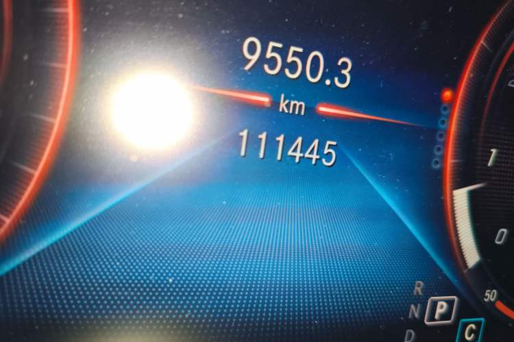 Used Mercedes-Benz GLC Coupe 2020 GLC 260 4MATIC Coupe SUV Odometer Close Up