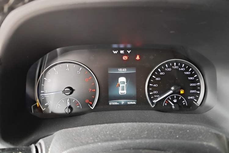 Used Wey VV5 2020 1.5T Two-Wheel Drive Color Pioneer Instrument Cluster