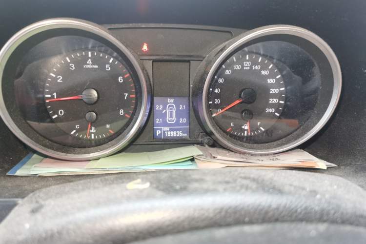 Used Haval H6 2015 Sport Edition 1.5T Automatic Two-Wheel Drive Luxury Model Odometer Close Up