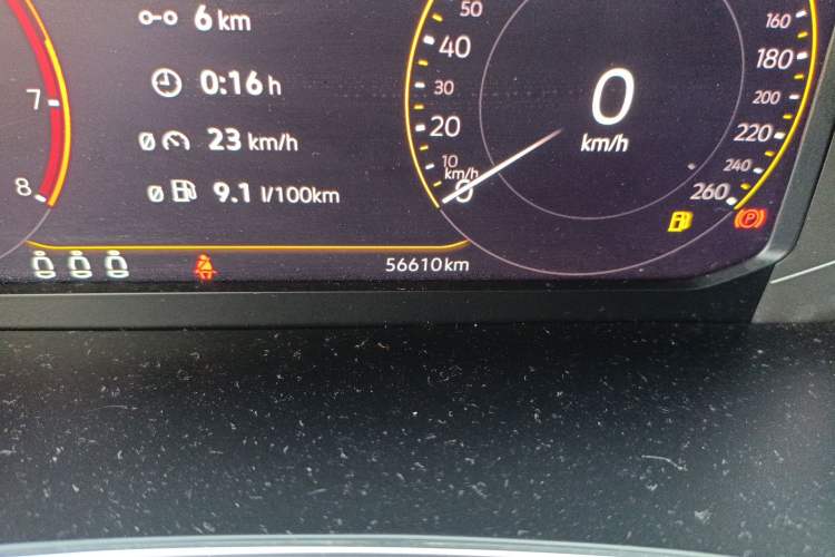 Used Volkswagen T-ROC 2021 Revised Version 280TSI DSG Two-Wheel Drive Comfort & Smart Connectivity Edition Odometer Close Up