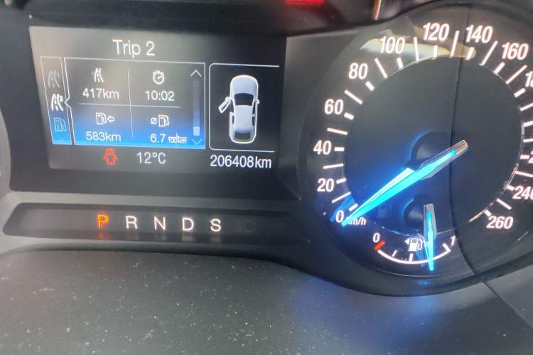 Used Ford Mondeo 2013 1.5L GTDi180 Fashion Edition Odometer Close Up