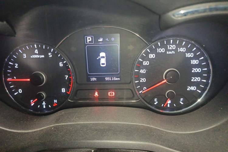 Used Kia K3 2016 1.6L Automatic GLS Odometer Close Up