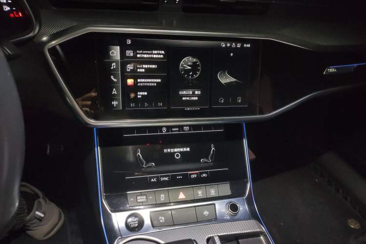 Used Audi A6L 2022 40 TFSI Luxury Dynamic Model Audio And AC Panel