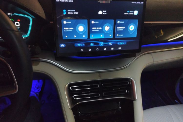 Used BYD Song PLUS New Energy 2021 DM-i 110KM Flagship PLUS Audio And AC Panel