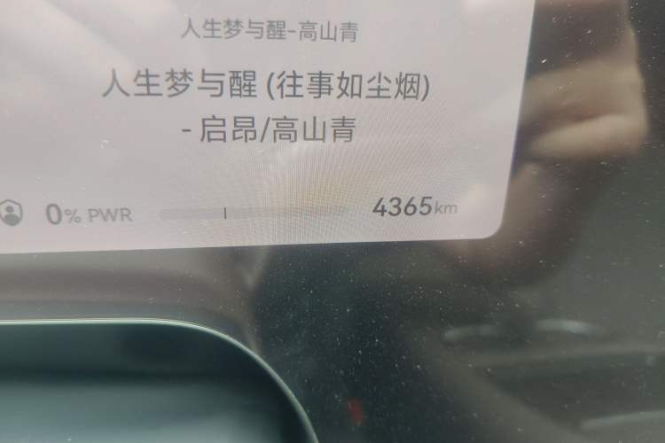 Used Hima AITO M8 2025 Extended-Range Max Version 37 kWh 5-Seater Odometer Close Up