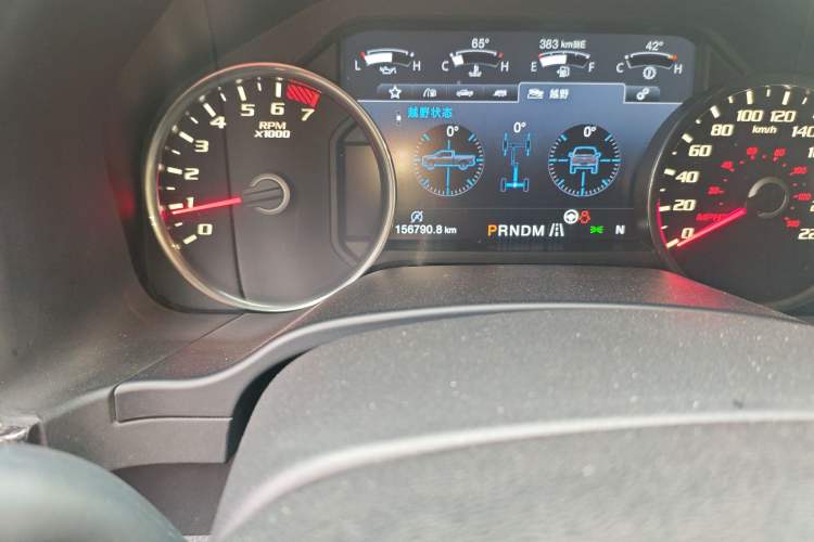 Used Ford F-150 Raptor 2017 3.5T Raptor Performance Enhanced Edition Odometer Close Up