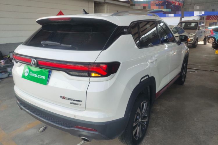 Used CHANGAN CS35PLUS 2021 Revised Version Blue Whale NE 1.4T DCT Luxury Edition Rear Right 45 Deg